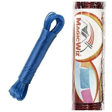 Magicwiz PVC Coated Clothesline Rope, Heavy Duty Laundry Line, Assorted Colors