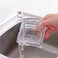 Square Glass Ashtray 10cm, Heavy Clear Crystal Design with Multi-Groove Holders