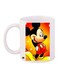 Mickey Mouse Printed Coffee Mug White/Orange/Black