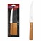 Tramontina Churrasco Steak Knife Stainless Steel Serrated Blade with Wooden Handle