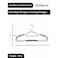 Feelings Non-Slip PP Space Saving Hanger with Rubber Grip, 42cm