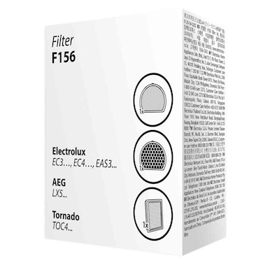Electrolux Filter Kit for EC41-2DB Ease C4 Vacuum Cleaner, Dust and Exhaust Filtration, F156