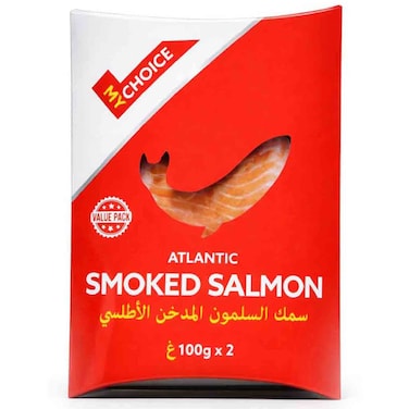 MyChoice Atlantic Smoked Salmon 100g, Pack of 2