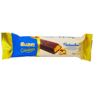 Ulker Istanbul Kunafa Milk Chocolate Bar, 35g