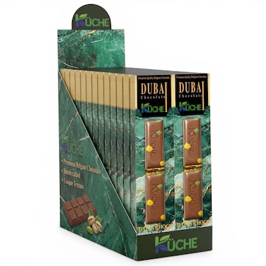 Kuche Dubai Chocolate Milk, 50g, Pack of 24