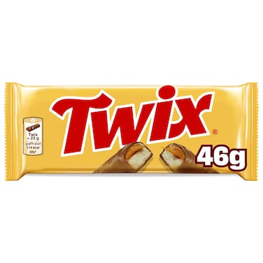 Twix Chocolate Caramel Biscuit Bar, 46g
