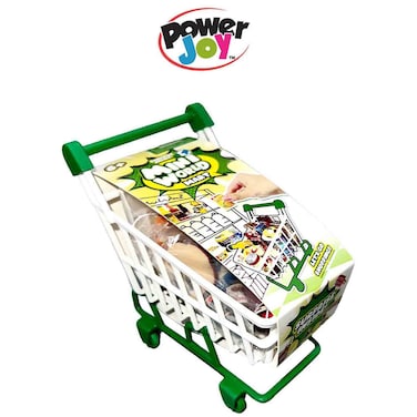 Power Joy Mini World M.Mart Shopping Cart Playset with Mini Accessories, Assorted