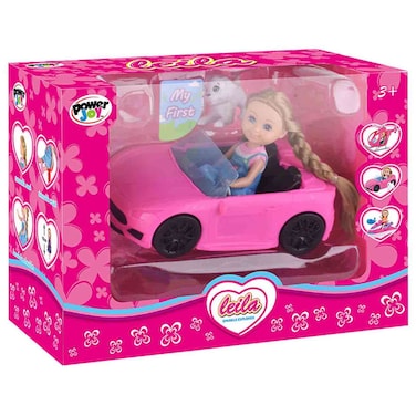 باور جوي دمية ليلى سباركل المستكشفة مع مجموعة لعب السيارات