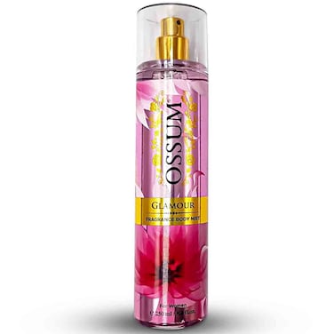 Ossum Glamour Fragrance Body Mist for Women, 250ml