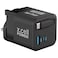 X.CELL GaN II Fast Charger 65W with USB-C Cable 1M, Black