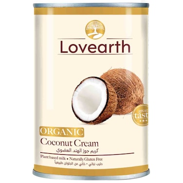 لوف إيرث كريمة جوز الهند العضوية، 400 ملل
