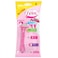 Fem Triple Blade Disposable Razors with Aloe Vera Glide Strip, 5 PCS