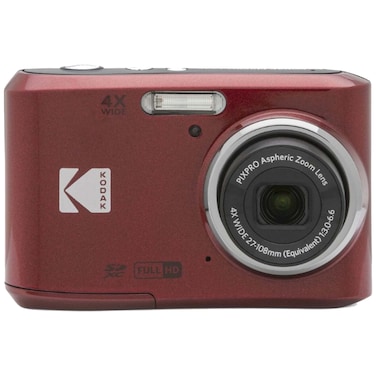 Kodak Pixpro Fz45 Compact, 4X Optical Zoom, Digital Camera, Red