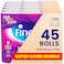 Fine Deluxe Plus Toilet Paper Rolls, 140 Sheets, 4 Ply, 45 Rolls