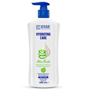 Esse Naturals Hydrating Care Aloe Fresh Body Lotion with Aloe Vera, 400ml