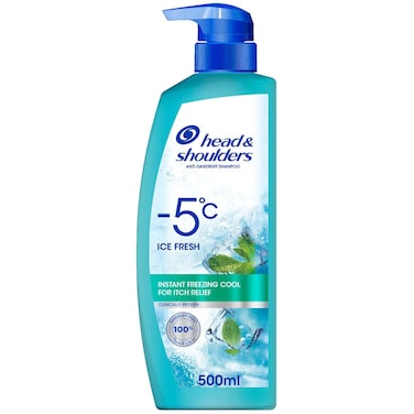 هيد آند شولدرز شامبو آيس فريش ضد القشرة بانتعاش المنثول، 500 ملل