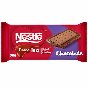 Nestl&eacute; Choco Trio Chocolate, 90g, Pack of 2