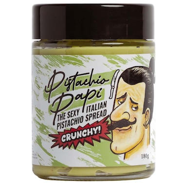 Pistachio Papi Italian Pistachio Spread Crunchy, 180g