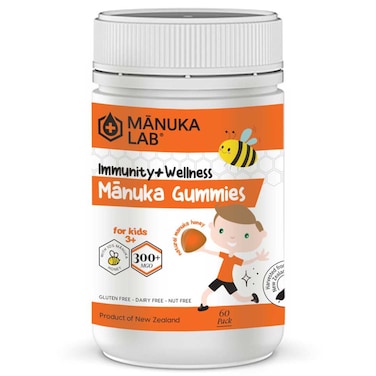 Manuka Lab Immunity Plus Wellness Manuka Gummies Orange, 270g