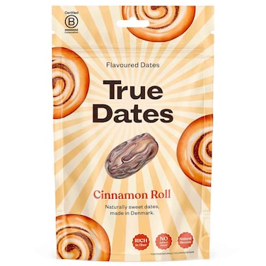 ترو ديتس تمر بنكهة لفائف القرفة، 100 غرام