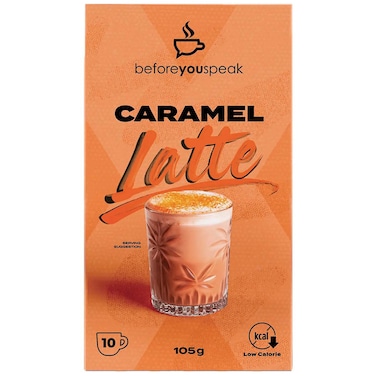 Beforeyouspeak Caramel Latte Instant Coffee Sachets, 105g, 10 Sachets