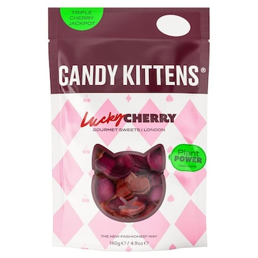 Candy Kittens Lucky Cherry Gourmet Sweets, 140g