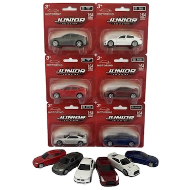 Motorino Junior Die Cast Car 1:64 Scale Assorted Models