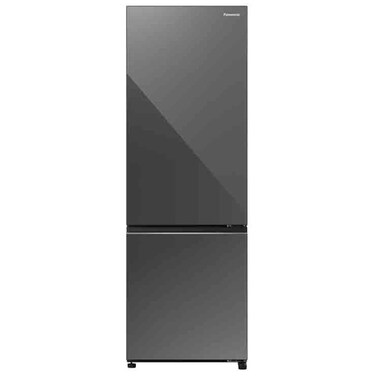 Panasonic Refrigerator NR-BC361V, 325L, Bottom Freezer, Inverter, Black