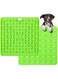 ELECDON Slow Food Mat, Pet Feeding Mats, Dog Licking Mat Slow Feeder, for Distraction, Boredom and Anxiety Reduction, Dog Lick Pads with Suction Cups, Choice of Pet Food, Treats, Peanut Butter(1pcs)