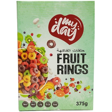 My Day Fruit Rings Cereal, 375g