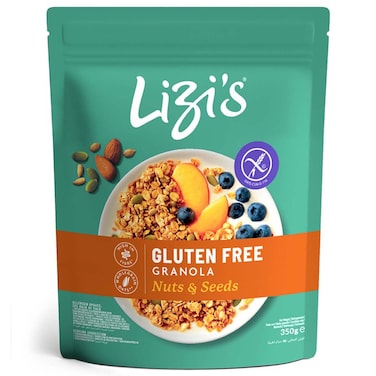 Lizis Gluten Free Granola Nuts and Seeds, 350g