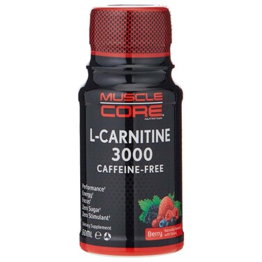 Muscle Core L-Carnitine 3000 Liquid Shot Berry, 60ml