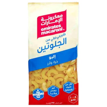 معكرونة الإمارات معكرونة خالية من الغلوتين، مصنوعة من الذرة والأرز، 340 غرام