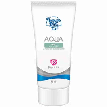 بنانا بوت أكوا ديلي مويستشر لوشن واقي شمس بحماية UV SPF50+ سعة 50 ملل