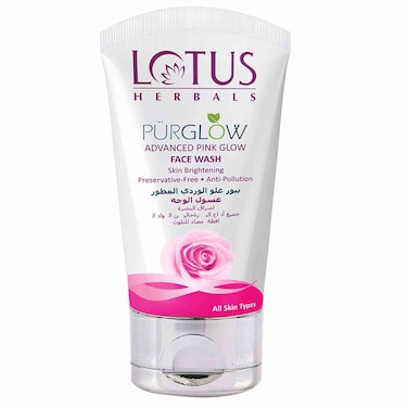 Lotus Herbals Purglow Advanced Pink Glow Face Wash, 100g