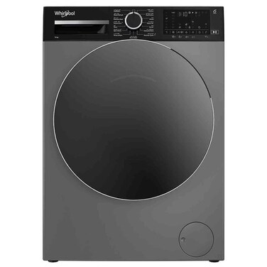 Whirlpool Front Load Washer WFL10143DUSB, 10 kg, Multiple Wash Programs, Digital Display, 1400 rpm, Grey