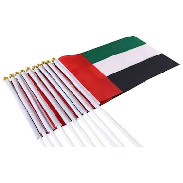 United Arab Emirates Flag 20x30cm, 12 PCS