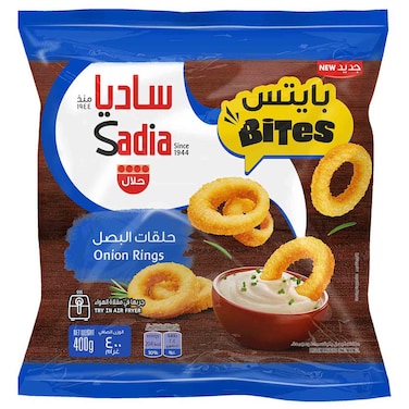 Sadia Breaded Onion Rings Frozen Snacks, 400g