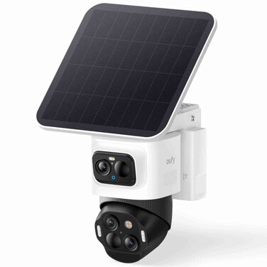 Anker Eufy S4 Solar Outdoor Security Camera, 4K UHD, PTZ, SolarPlus 2.0, AI Tracking