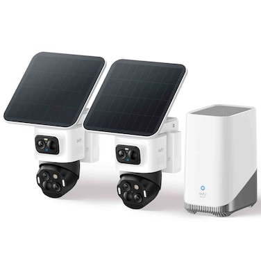 Anker Eufy S4 Outdoor 2-Cam Kit Solar Security Camera System, 4K UHD, PTZ, SolarPlus 2.0