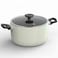 Glints Sage Cookware Set 7 PCS, Non Stick, With Lids