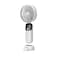 PORODO LIFESTYLE Chillo Flex Portable Handheld Fan – White Compact Rechargeable Mini Cooling Fan with Flexible Grip, Strong Airflow, Quiet Operation, Lightweight Personal Fan for Travel, Office & Outdoor Use