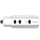 Green Lion GSD-12 Cordless Screwdriver with 12 PCS Precision Bit Set, 3.7V, Grey