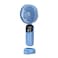 PORODO LIFESTYLE Chillo Flex Portable Handheld Fan Blue – Compact Rechargeable Mini Cooling Fan with Flexible Grip, Strong Airflow, Quiet Silent Operation, Lightweight Personal Travel & Outdoor Cooling Device
