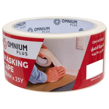 أومنيوم شريط لاصق متعدد الاستخدامات  48 مم × 25 ياردة، لون كريمي