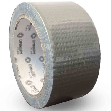 أومنيوم شريط لاصق  50 مم × 25 ياردة، شريط لاصق شديد التحمل، فضي