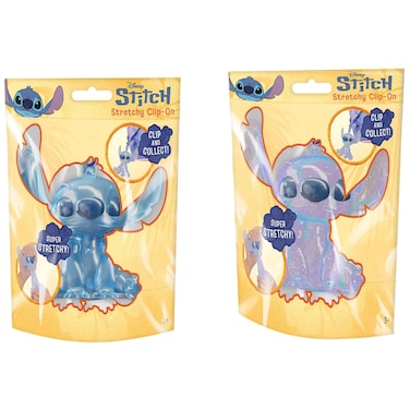 Disney Stitch Squishy Friends Stretchy Clip-On Toy, Assorted