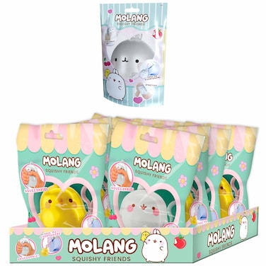 Molang and Piu Piu Squishy Friends Blind Bag, Assorted Collectible Toy