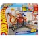 Hot Wheels City Downtown Candy Shop Playset with Car, Speed Snap Feature