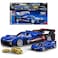 Hot Wheels Brickshop Cadillac Project GTP Hypercar Building Set, Yellow Wheels Edition, 236 PCS